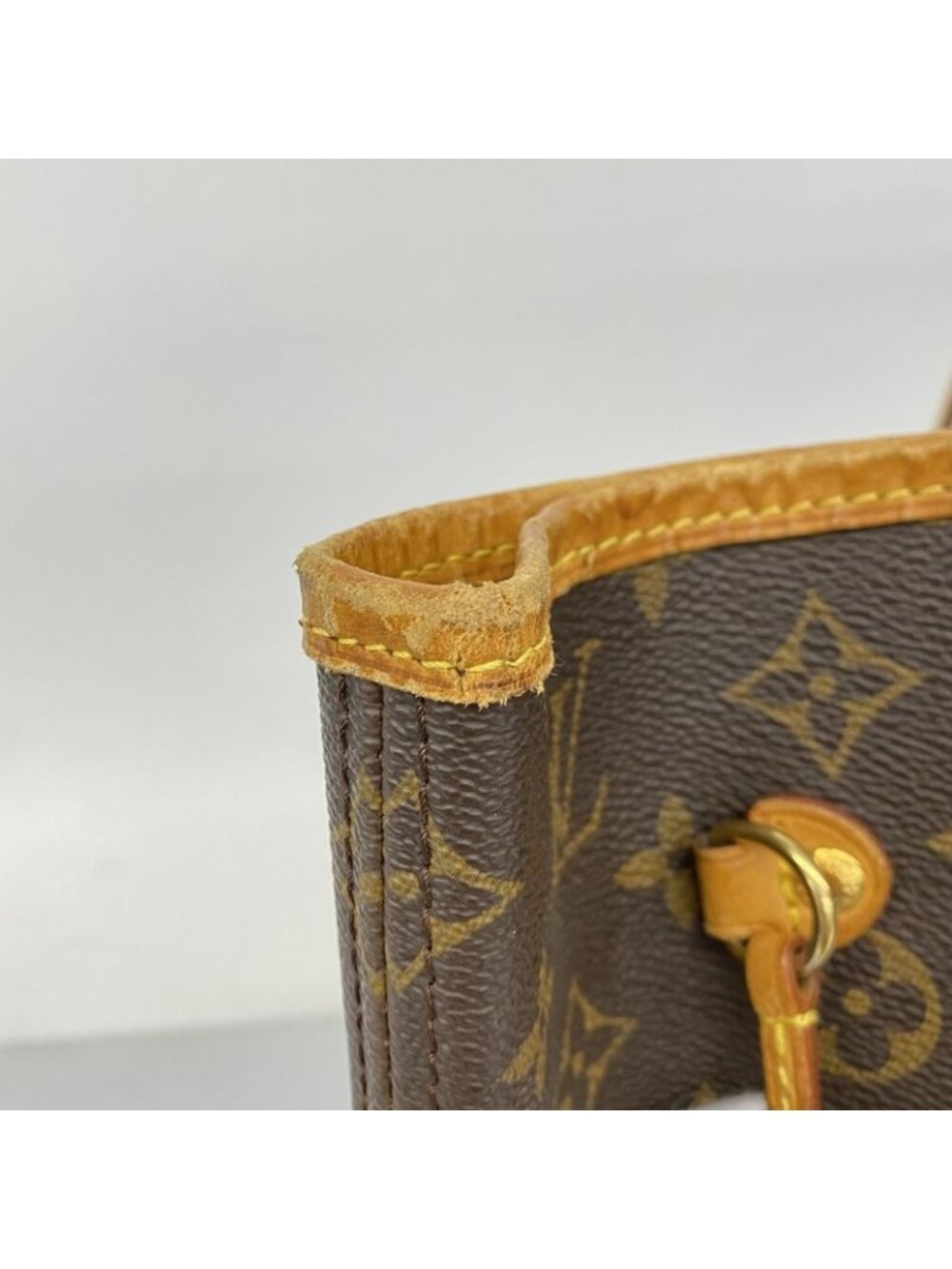 ★SOLD★ Louis Vuitton Tote Monogram Neverfull MM Brown - Picture 7 of 10
